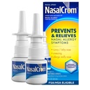 NasalCrom Vaporisateur d'allergie nasale Contrôleur de symptôme d'allergie de 200 Vaporisateurs de .88 FL OZ (2 Pack)