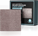 EVERLIT AG Argent Calcium Alginate Wound Dressing (Dressing) Absorbent Non-Stick Sterile Dressing Pad (Dressing Pad) Gentil Gauze hémostatique avec fibre naturelle Gelling pour soins de la plaie (4" x 4") Pack de 10)
