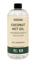 Huile MCT de qualité alimentaire de Verdana 32 oz – pour café kéto, huile naturelle non aromatisée Pulling Mouthwash & Massage - 100% huile fractionnée dérivée de noix de coco – Triglycérides à chaîne moyenne C8 C10 – Non-OGM, Kosher