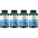 Swanson Inositol 650 Milligrammes 100 Capsules (4 Pack)