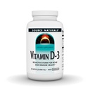 Quelle Naturals Vitamin D-3, unterstützt Knochen & Immune Gesundheit, 2000 iu - 400 Kapseln