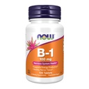 MAINTENANT Aliments suppléments, vitamine B-1 100 mg, production d'énergie*, santé du système nerveux*, 100 comprimés