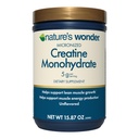 Merveille de la nature Poudre monohydratée micronisée de créatine 5g, Santé musculaire, Production d'énergie musculaire, Pas de lactose, 5g de poudre de créatine micronisée par portion, 450G, 90 portions