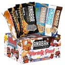 Anabar Protein Bar, The Sampler Pack, The Protein-Packed Candy Bar, World's Best Tasting Protein Bar, No Sugar Alcohols, High Protein, Amazingly Delicious, 20 Gramm Protein (6 Bars, Original Variety)