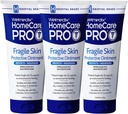 Welmedix Fragile Peau Protectrice Onguent de guérison Hôpital, Crème Barrière et Protection de la peau avec/Calendula pour le traitement de l'eczéma, du psoriasis, dermatite, des plaies de lit, du chafing (paquet de 3)