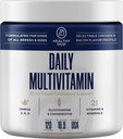 Supplément multivitamines pour chiens - 120 Vitamines et suppléments doux pour chiens à mâcher avec Oméga, Probiotiques, Glucosamine, et plus - pour chiens petits, grands et aînés