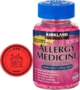 KirkIand Signature Allergie Médecine Diphénhydramine HCI 25 Mg, 600 Minitabs + Sticker STS.
