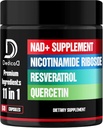 11in1 NAD Ergänzung mit Nicotinamid Riboside, Quercetin, Resveratrol und 8 Mehr - 2 Monate Versorgung