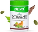 OZIVA à base d'usine DHT Capsules de bloqueur de 60 Couvercles avec butin, Beta Sitostérol, Graine de citrouille, Barque de pin pour le contrôle des chutes de cheveux et la stimulation folliculaire (60 Couple)