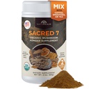 Naturealm Sacred 7 Complément de Champignon Bio – 100% Fruiting Body Extract Powder avec Lions Mane, Reishi, Chaga et plus encore