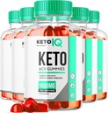 (5 Pack) Keto IQ - Offizielle Keto IQ ACV Gummies Premium Alle natürlichen 1050mg, KetoIQ Apple Cider Essig Advanced Formula, Keto IQ Bewertungen, KetoIQ Gummys ACV Support, 300 Gummies für 5 Monate