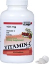 Landau 100mg Kaubares Vitamin C Candy für Kinder & Erwachsene – Einfache Vitamin C-Ergänzung mit Acerola – Kosher & Made in the USA – Tolle Verkostung Berry Flavor, 250 Tabletten