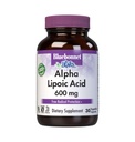 BlueBonnet Alpha acide lipoïque 600mg - puissant supplément de soutien antioxydant pour les femmes et les hommes - Non-OGM, végétalien, casher - sans gluten, sans soja, sans lait - 60 capsules végétales