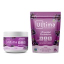 Ultima Replenisher Electrolyte Powder Drink Mix Bundle – Sugar Free – Grape, 30 Servierkanister und 20 Stickpacks – 6 Elektrolyte und Mineralien – Keto Friendly, Vegan, Non-GMO
