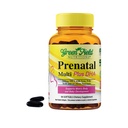 Greenfield Nutritions Vitamines prénatales halales avec ADH et acide folique - Grossesse prénatale essentielle Multivitamine avec fer - Contient 17 vitamines pour maman à être - Facile à avaler 90 Softgels liquides
