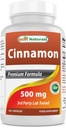 Best Naturals Cinnamon 500 mg 250 Capsules (250 Count (Pack of 1))