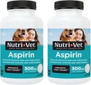 Nutri-Vet Aspirin Chewables für große Hunde, 75 Count, Pack von 2