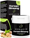 Auragin® Ginseng rouge coréen authentique – Fabriqué en Corée – Racines de 6 ans – Pas d'additifs ou d'autres ingrédients – Ginseng panax rouge 100% dans chaque tablette