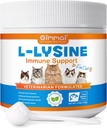 L-Lysine Powder for Cats, Lysine Supplement for Cats, Support Immune System, Respiratory Health & Visual Function and Allergy Relief, Pets Health Supplies Multivitamins, Salmon Flavor - 4.23 oz / 120g