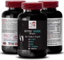 A-AKG - OXYDE NITRIQUE BOOSTER - suppléments d'oxyde nitrique pour les hommes, énergie d'exercice, puissance de pompe, formule de fitness, formule d'endurance, concentration de performance, mélange d'énergie, stimulation de puissance 1 bouteille 60 comprimés