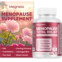 Suppléments de ménopause pour les femmes, soutien Flashs chauds et sueurs de nuit, avec Black Cohosh, DIM & Soir Primrose, Hormonal Balance & Mood Support – 60 Capsules