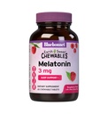 Bluebonnet Nutrition EarthSweet Melatonin 3 mg à action rapide Dissolve la nuit Relaxation et repos de sommeil - Aide au sommeil - Sans gluten, végétalien - Arôme framboise - 60 comprimés à croquer