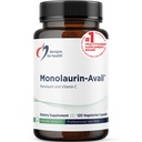 Conceptions pour la santé Monolaurin-Avail - 1000mg Monolaurate de glycérol + vitamine C avec la lécithine de tournesol pour améliorer l'absorption de monolaurin - Supplément de support sans immunone sans OGM + sans gluten (120 capsules)