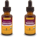 Kräuter Pharm Ashwagandha & Rhodiola Extrakte für Energie, Vitalität, Endurance & Stamina, 1 Oz Jeder