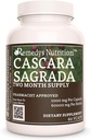 La nutrition de Remedy Cascara Sagrada $ 1 000 mg, 60 Capsules de végétalien supplément alimentaire à base de plantes $ 2 mois d'approvisionnement