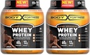 Body Fortress Super Advanced Whey Protein Pulver, Glutenfrei, Schokolade Geschmack, 2 Pfund, Pack von 2