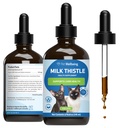 Pet Wellbeing Milk Thistle für Katzen - Bio Milk Thistle, Unterstützt gesunde Leberfunktion und Entgiftung - Vet-Formulierte Kräuterergänzung - 4 oz (118 ml)