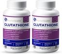 Twin Pack Glutathione Enhanced with Vitamin C & Zink | Advanced Antioxidant & Immun Support | Detox & Skin Health Formula | 120 Tabletten - Zwei (2) Monat Versorgung