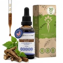 Secrets de la tribu Sting Nettle Extrait liquide sans alcool, Sting Nettle (Urtica Dioica) Racine séchée (2 FL OZ)