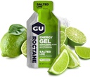 Gu Energy Roctane Ultra Endurance Energy Gel, nutrition sportive sur le trajet pour la course, le vélo, la randonnée ou le ski, la chaux salée, 24-Count
