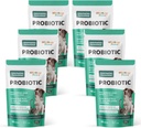 Wellnergy Daily Probiotics & Prebiotics Soft Chew for Dogs & Cats - Soutien digestif pour la diarrhée, la constipation, l'estomac, l'indigestion et le gaz - Aide la digestion, la peau allergique et la santé immunitaire 60ct