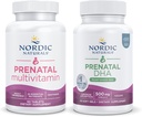 Nordic Naturals Vegan Mom and Baby Starter Pack - Végétalien DHA et comprimés de multivitamines prénatales