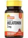 Sundance Melatonin Dissolve rapidement 3mg de 150 comprimés Dissolve rapide de 150 comprimés.