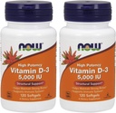 Vitamine D-3 5 000 UI,120 softgels (paquet de 2)
