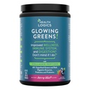 Logiques de santé Glowing Greens Superfood Powder with Collagen Peptides, Enzymes digestifs, Prébiotiques et Probiotiques – Antioxydants, Améliorer le bien-être, Immune, Digestion et Gut Health Support