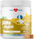 Idem pour les chiens - 90 Chews mous - S-Adenosyl-L-Méthionine, Supplément hépatique - Santé du cerveau, favorise le soutien cognitif, le soutien du foie (Même et silybin Soft Chews)