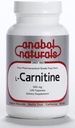 Anabol Naturals L-Carnitin 120 Kapseln- 500mg reine L-Carnitin pro Kapsel, 120 Portionen