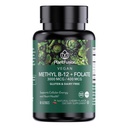 Complexe Vitamine B Méthylée PlanteFusion – Végétalien B12 3000mcg, Méthylfolate végétalien (5-MTHF) 400mcg, B6 & TMG – Lozanges aromatisées à la cerise – 60 Nombre