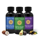 C60 Evo All-Natural Edible Oils, Mini Oil Sampler Set mit Pure C60 ESS60, Immununterstützung und Joint Support Supplement mit Olivenöl, Avocado Oil & MCT Coconut Oil, Set von 3, 2 Unzen