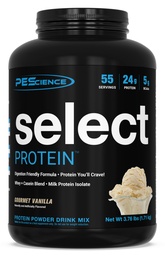 PEScience Select Poudre de protéines, mélange de lactosérum et de caséine, poudre de protéines propres pour les femmes et les hommes, faible teneur en calories, faible teneur en glucides, kéto, sans gluten - Vanille gourmande - 55 portions