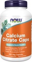 MAINTENANT compléments alimentaires, citrate de calcium avec vitamine D, magnésium, zinc, cuivre et manganèse, 240 capsules de légumes