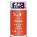 GoGo Energy Supplement: Natural Energy Boost, Cortisol Regulation, Focus Support, Herbal Alternative for Men & Women