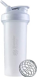 Bouteilles de mélange Classic V2 Shaker Bouteille parfaite pour les shakes protéiques et préentraînement, 28-Ounce, blanc