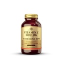 Solgar Vitamine C 1000 mg avec des hanches de rose, 250 comprimés - Antioxydants et immunosupport - Santé globale - Soutien de la peau et des articulations saines - Non-OGM, Vegan et Kosher - 250 portions