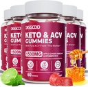 (5 Pack) Keto ACV Gummies Extreme1500MG Keto Gummies Apfel Apfelessig Formuliert mit Granatapfel-Blütensaft Pulver B12 Vegan Non GMO 300 Gummis