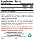 Gluconate de zinc 50mg et vitamine B12 6000 mcg